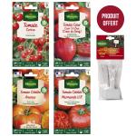 Kit de jardinage - Kit semis de tomates + 12 étiquettes de marquage offertes - PACKAGING_3D_VERSO